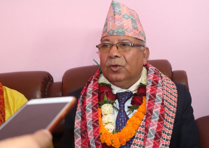 वैदेशिक हस्तक्षेपले राष्ट्रिय सुरक्षालाई चुनौती दिन्छ : माधव नेपाल